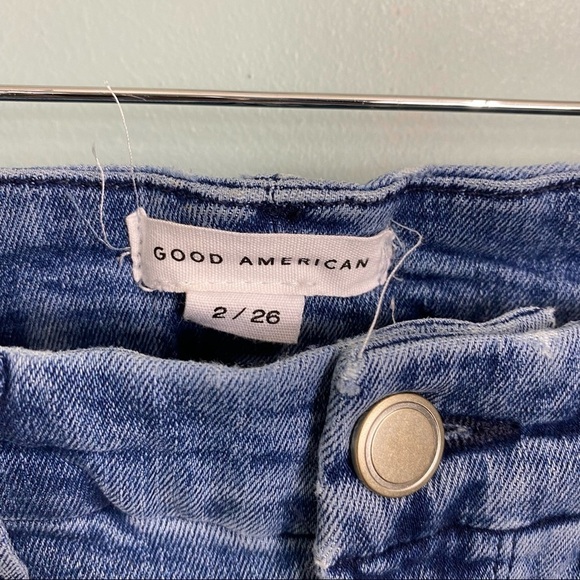 Good American Straight Split Pockets‎ High Rise Jeans - Picture 2 of 4